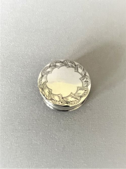 A Late 18th Century Silver Patch Box