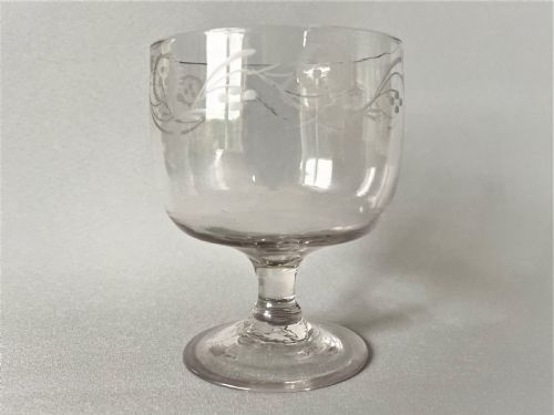 fig 1. A Georgian naive etched small rummer