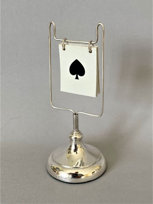 A Desirable Silver Trump/bridge Marker