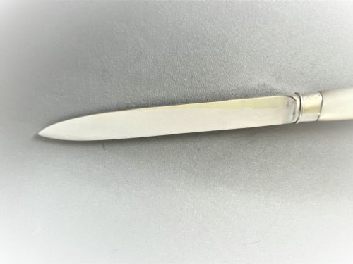fig 1. A handsome George V silver bladed letter opener