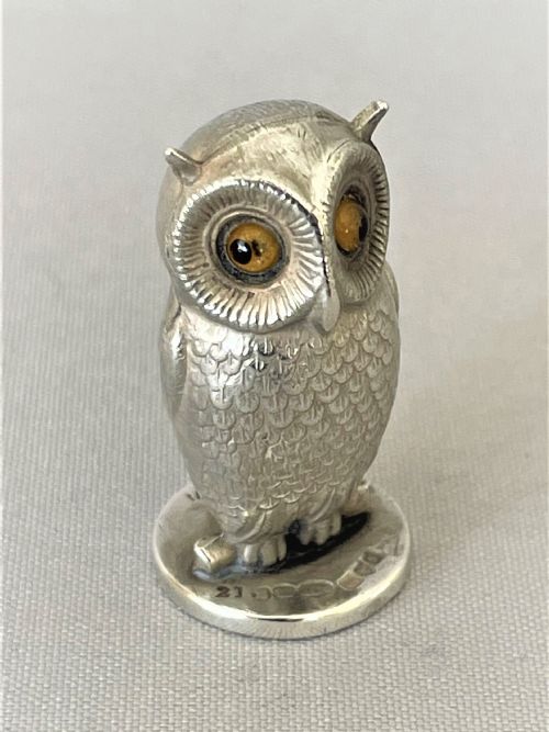 A Chester Silver Sampson Morden Owl Seal