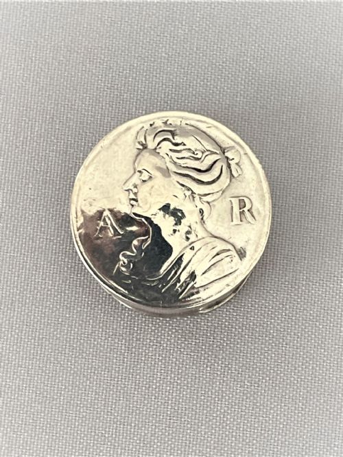 An Extremely Rare Queen Anne Silver Counter/patch Box