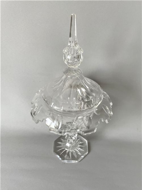 fig 1. A stunning cut glass bonboniere