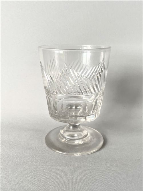 A Handsome Cut Glass Georgian Rummer