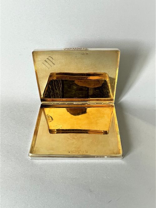 fig 1. A fabulous Asprey silver gilt card case