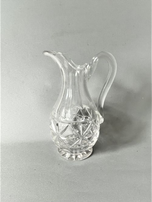 fig 1. A lovely Victorian cut glass cream jug
