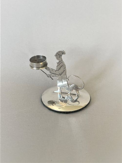 fig 1. An Edwardian novelty miniature silver go-to-bed