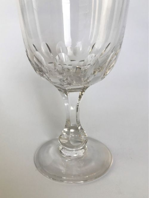 fig 1. A Handsome Victorian Cut Glass Rummer