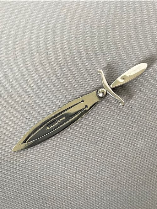A Late Victorian Novelty 'Dagger' Bookmark