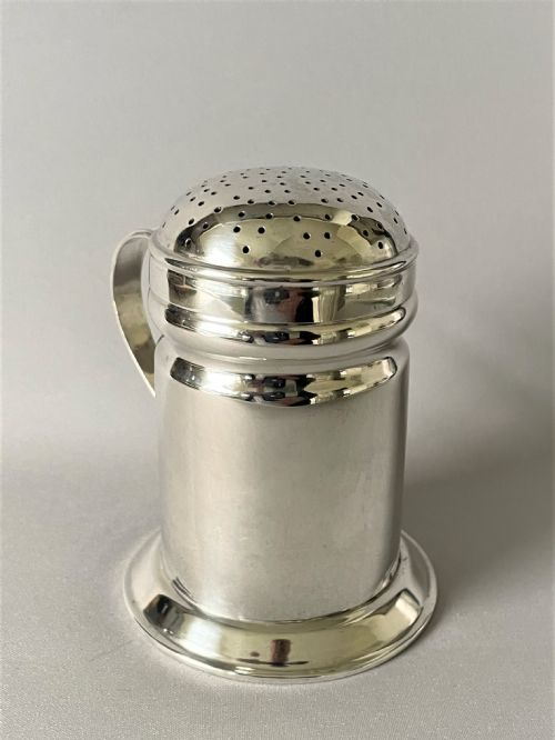 fig 1. A Superb George V Silver Flour Dredger/Sugar caster