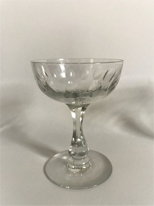fig 2. A Harlequin Set Of 6 Victorian Champagne Bowls