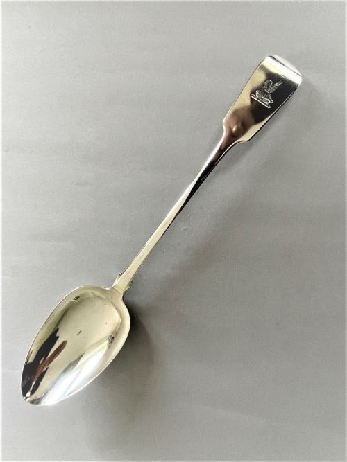 A Handsome Victorian Irish Silver Basting/stuffing Spoon