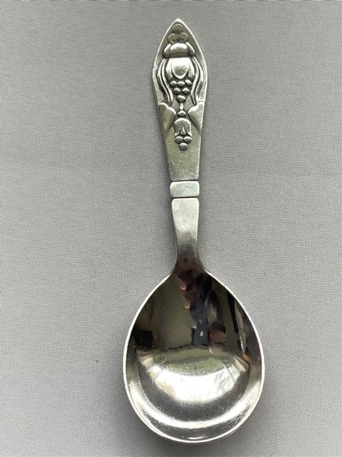 A Fine George Jensen Silver Caddy Spoon