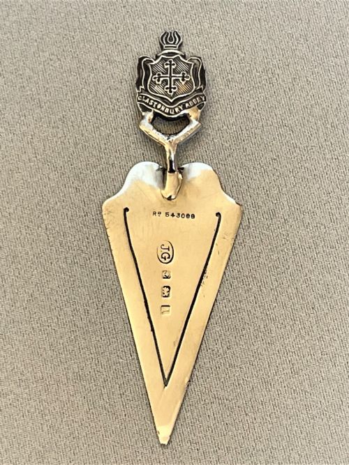 A Rare Guernsey Edwardian Silver Bookmark