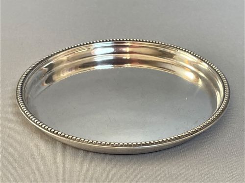 fig 1. A gorgeous 18th Century Irish silver trinket/cuff links dish