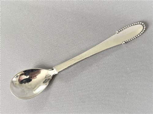 A Gorgeous Georg Jensen Silver Preserve/condiment Spoon