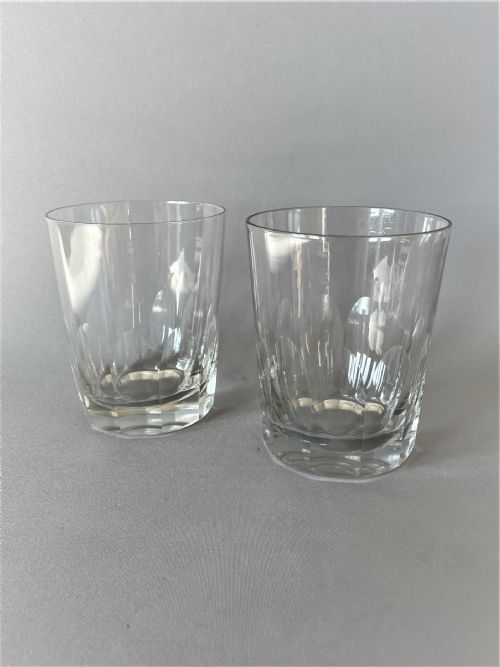 A Handsome Pair of Victorian Cut Glass Whisky Tumblers