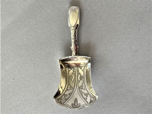 A Gorgeous Georgian Silver Caddy Spoon