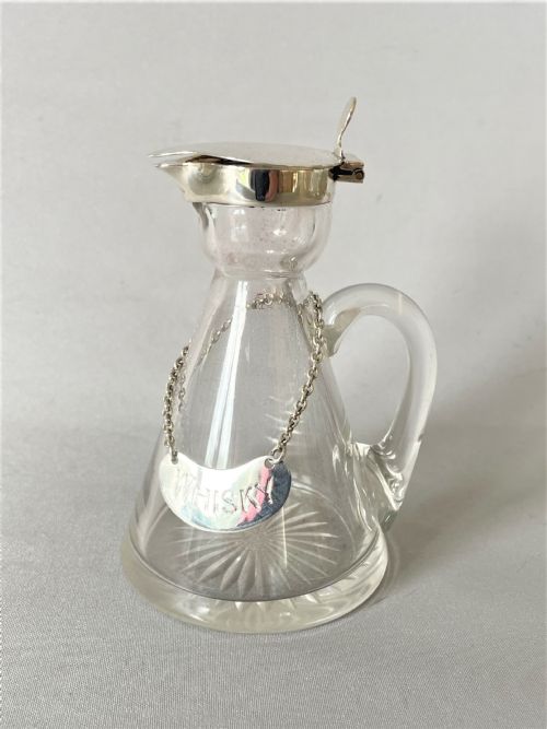A Hukin & Heath Silver Mounted Whisky Tot/chotopeg