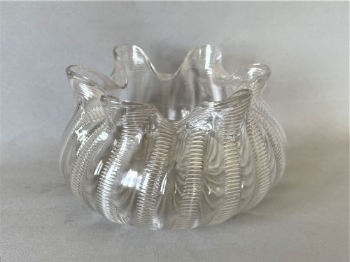 A Late Victorian Wrythen Design Rose Bowl