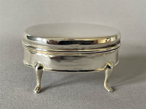 fig 1. A Novelty Silver Ring/small Trinket Box
