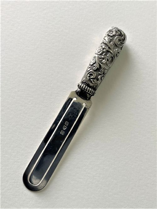 A Victorian Chester Silver Bookmark