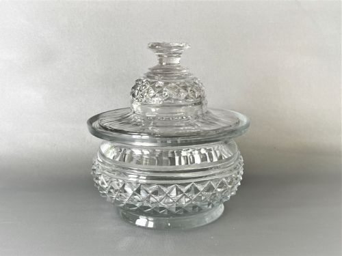 fig 1. A fabulous Regency period cut glass butter dish
