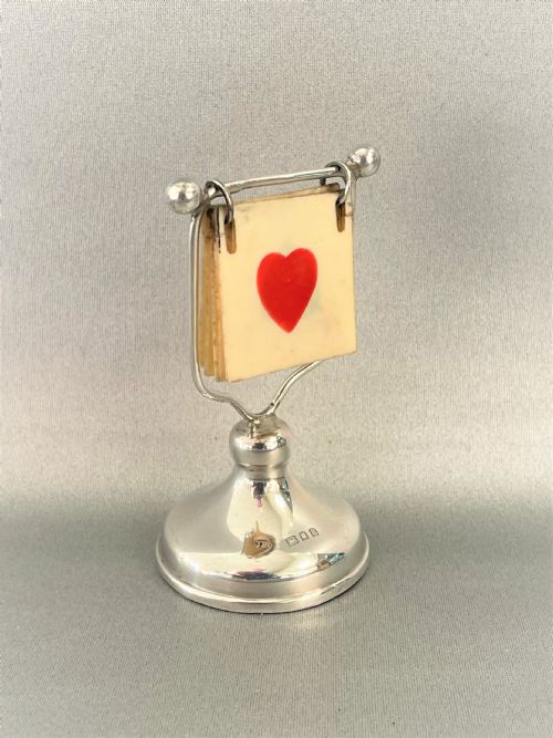 fig 1. A Fine George V Silver Trump Marker