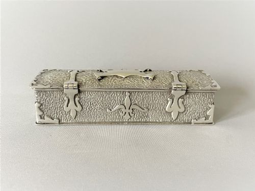 A Fabulous Arts & Crafts Silver Trinket Casket