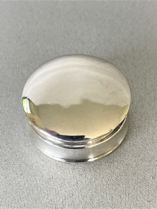 A Charming George V Silver Pill Box