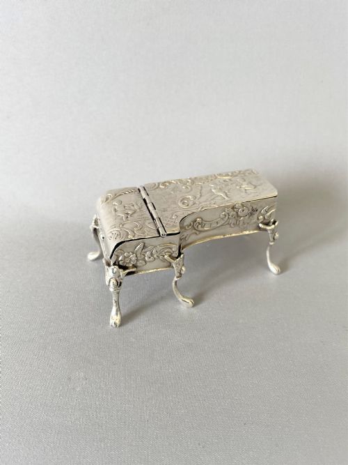 An Extremely Rare Novelty Silver Table Vesta