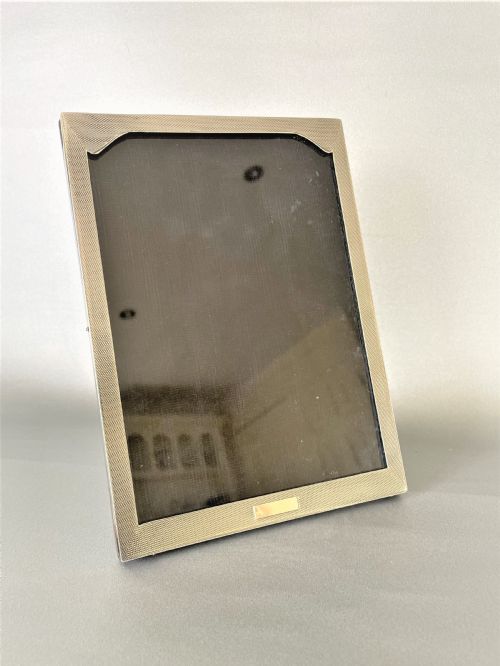A Stylish Art Deco Silver Photo Frame
