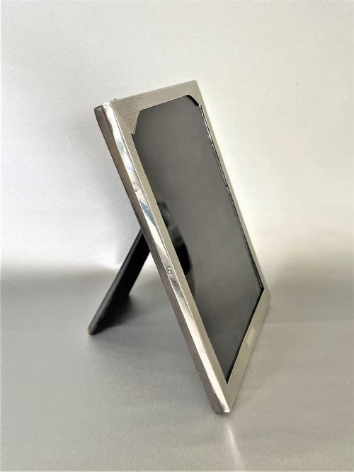 fig 1. A stylish Art Deco silver photo frame