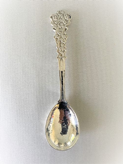 An Exceptional Omar Ramsden Arts & Crafts Silver Spoon