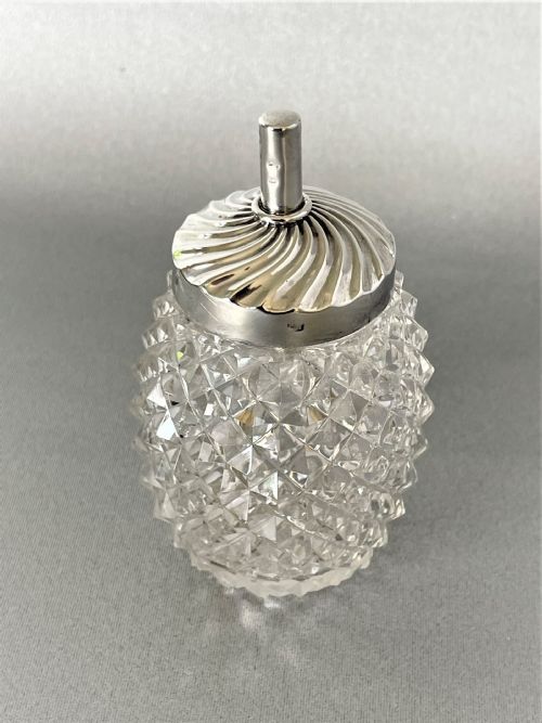 fig 1. An unusual Victorian silver mounted glue pot