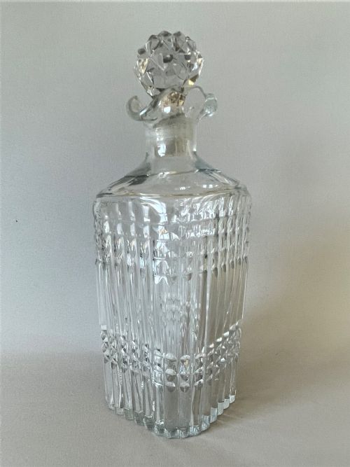 A Charming Georgian Cut Glass Spirit Decanter
