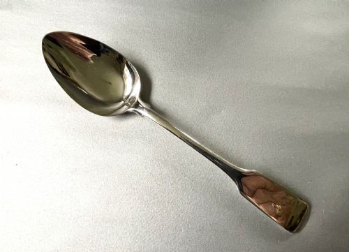An Unusual Maker Exeter Silver Tablespoon