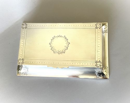 fig 1. A magnificent Edwardian Sampson Morden large silver cigar box
