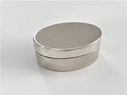 An Unusual 18th Century Hinged Silver Patch Box