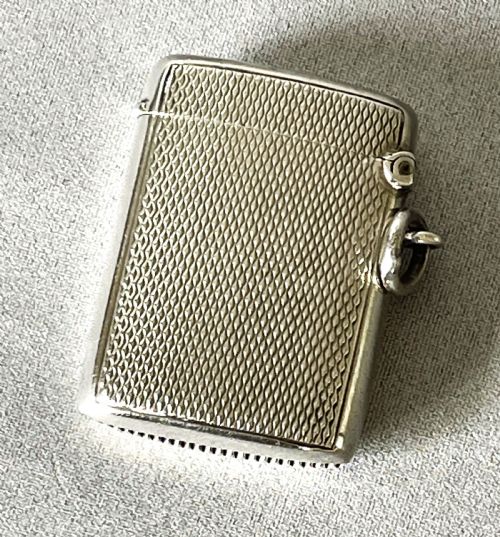 fig 1. An appealing Edwardian silver vesta