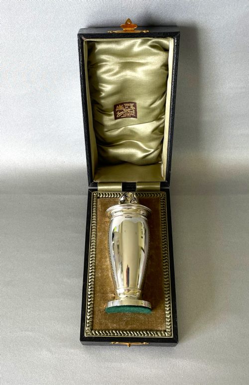 A Gorgeous Boxed Silver Sugar Caster