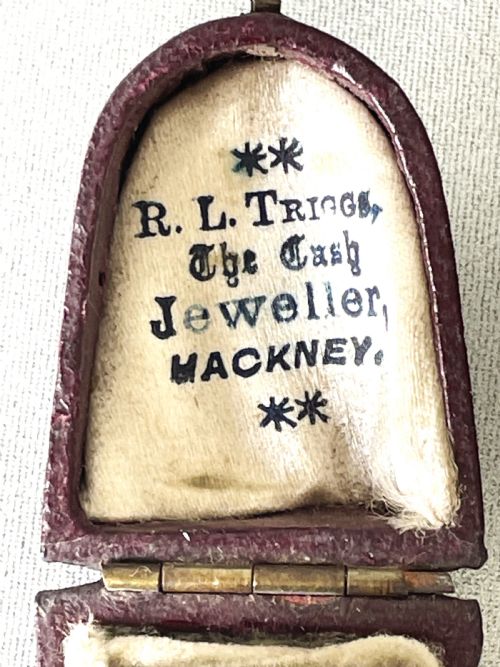fig 1. A charming Victorian cased silver thimble