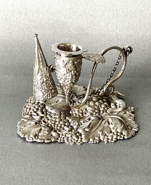 A Delightful Georgian Small Silver Chamber Stick