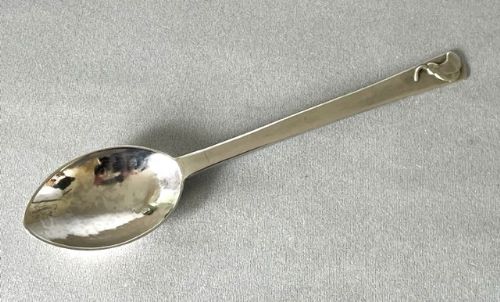 A Rare Gwendoline Whicker Silver Preserve Spoon