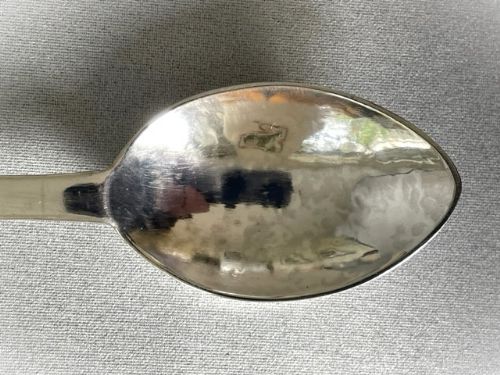 fig 1. A rare Gwendoline Whicker silver preserve spoon