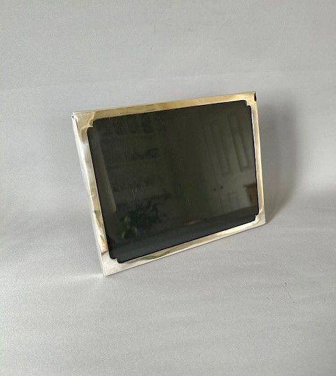 An Elegant Landscape Form Silver Photo Frame