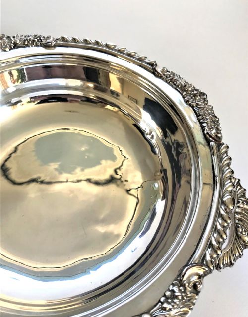 fig 1. A Handsome Victorian Silver Plated Warming Dish