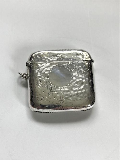 An Unusual Edwardian Silver Vesta