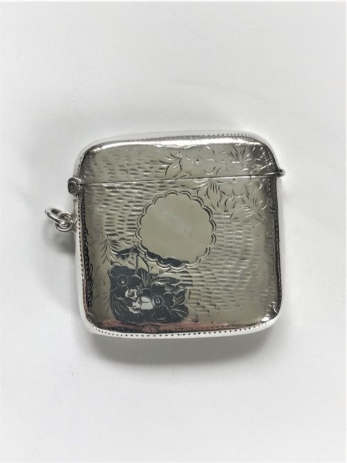 fig 1. An Unusual Edwardian Silver Vesta