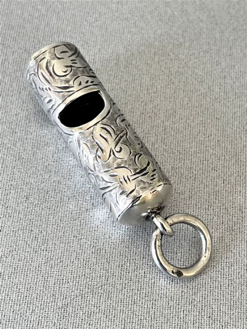 A Sampson Morden Chester Silver Dog Whistle